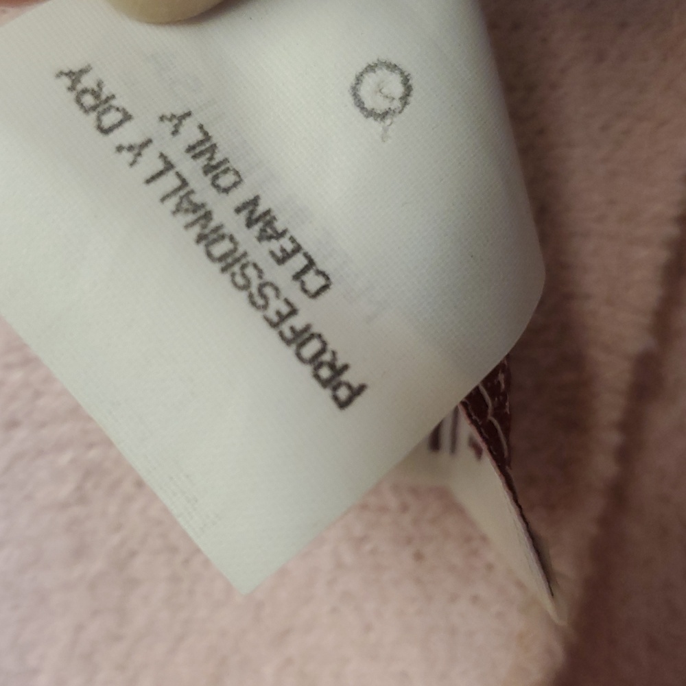 Vintage Castleberry Pink Knit Skirt Suit Set 2pc Button Chanel Style Size 12 - Picture 4 of 13